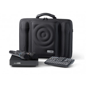 Караоке система Evobox Plus с кейсом и двумя радиомикрофонами